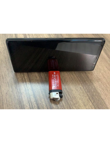 Telefon Tutucu Standlı Taşlı Çakmak