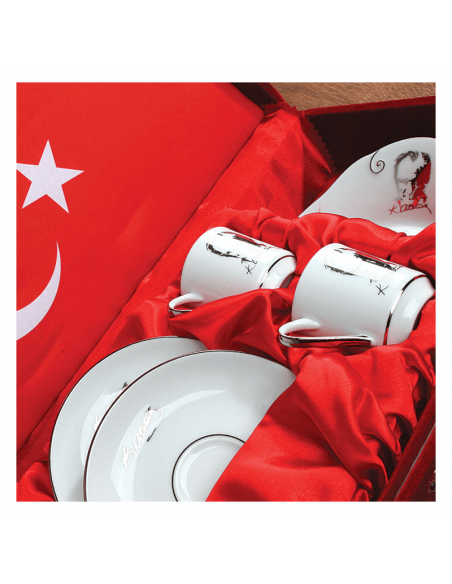 Promosyon Atatürk 2'li Fincan Seti - KH1009