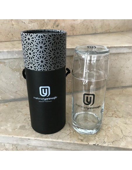 Başucu Sürahisi Bardak-Sürahi Silindir Özel Kutu