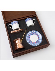 Osmanlı Ahşap Kahve Fincan Takımı 2