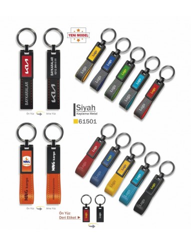 61501 Deri Anahtarlık