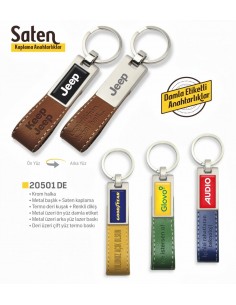 20501-DE Deri Anahtarlık
