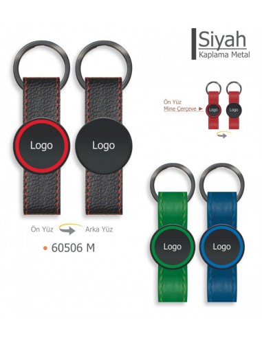 60506-M Deri Anahtarlık