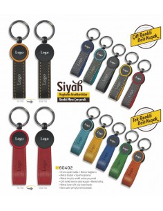 60402 Deri Anahtarlık