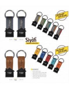 60803 Deri Anahtarlık