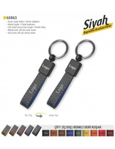 60863 Deri Anahtarlık