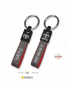 60801 Deri Anahtarlık