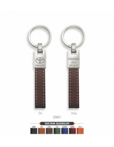 20801 Deri Anahtarlık
