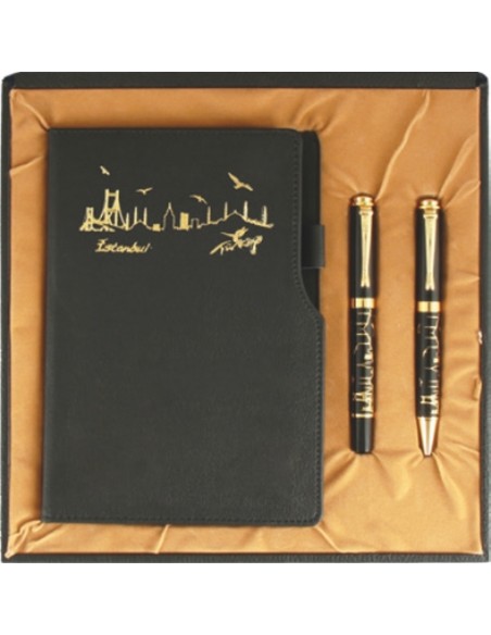 Altındağ Deri Kutulu Hediyelik Set