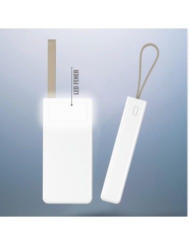 PWB-20 Powerbank 20000 mAh LED FENERLİ