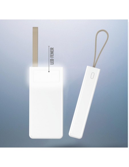 PWB-20 Powerbank 20000 mAh LED FENERLİ