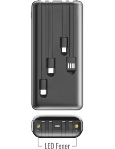 PWB-25Powerbank 20000 mAh LED FENERLİ 2