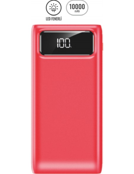 PWB-320 Powerbank 10000 mAh LED FENERLİ