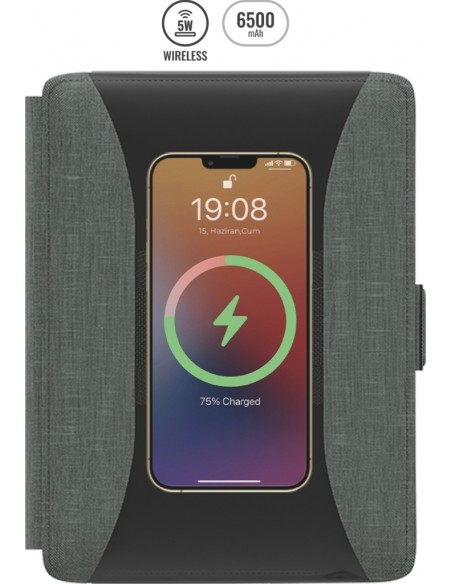 PWB-225 Wireless Powerbank Organizer 5 W Wireless 6500 mAh