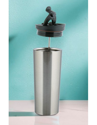 3754 Termos 450 ml Demlikli FRENCH PRESS