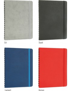 Hereke Gizli Spiralli Günlük Ajanda 17.5 x 24 cm 2