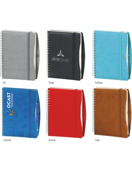 Moda Spiralli Günlük Ajanda 17 x 24 cm