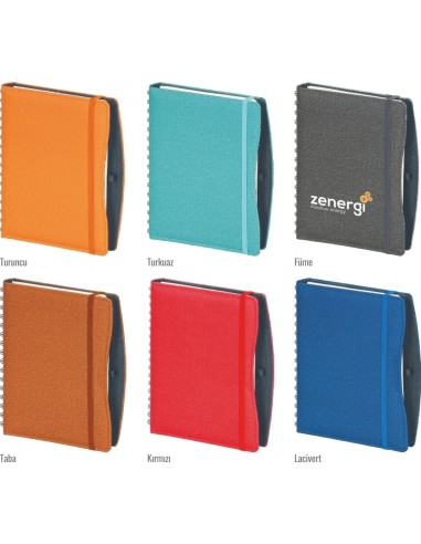 Tuzla Spiralli Günlük Ajanda 17 x 24 cm