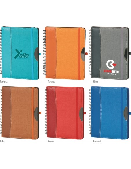 Ümraniye Spiralli Günlük Ajanda 16.5 x 22 cm