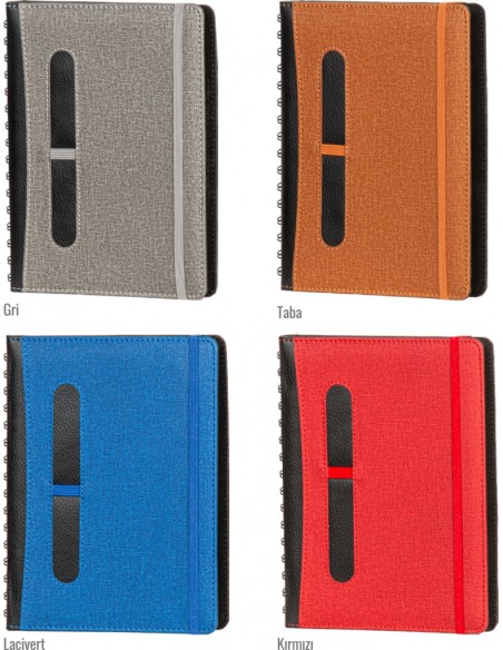 Göztepe Gizli Spiralli Günlük Ajanda 16.5 x 22 cm