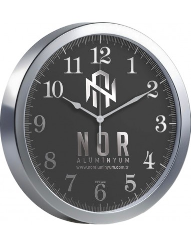 V30-985 Alüminyum 25 cm Duvar Saati