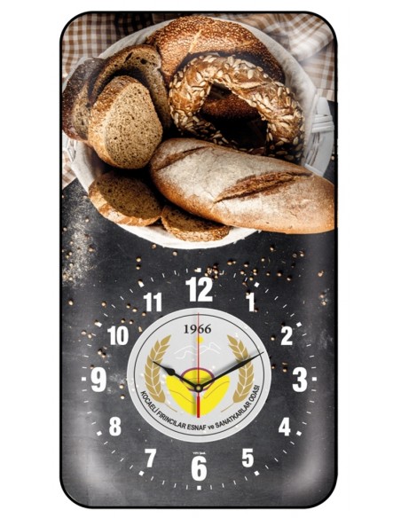 V30-532-B Cam 25.3 x 47 cm Duvar Saati