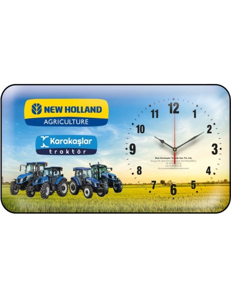 V30-532-B Cam 25.3 x 47 cm Duvar Saati