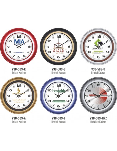 V30-509 Plastik 40 cm Duvar Saati