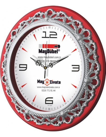 V30-860 Plastik 35 cm Duvar Saati
