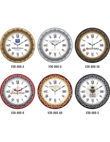 V30-860 Plastik 35 cm Duvar Saati