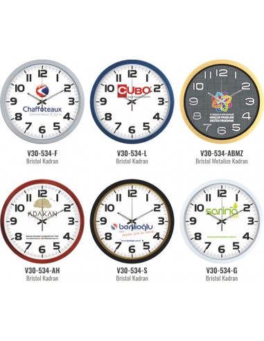 V30-534 Plastik 35 cm Duvar Saati