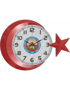 V30-535 Ay Yıldız Plastik Duvar Saati 2