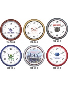 V30-510 Plastik 34 cm Duvar Saati 2