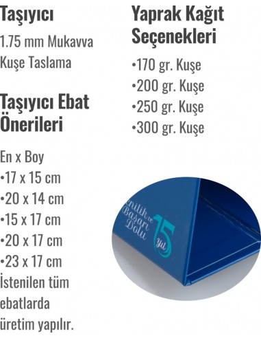 AMT-08 Taslama Taşıyıcılı Özel Tasarım  Masa Takvimi