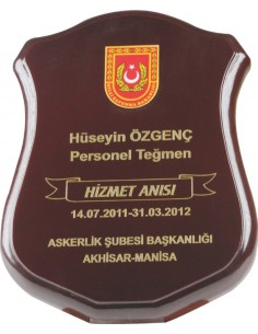 BK-75 Ahşap Plaket 