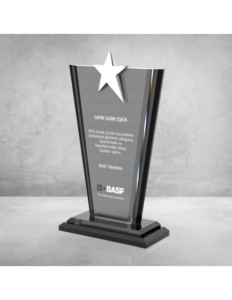 PB602 Kristal Plaket