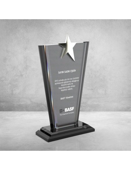 PB602 Kristal Plaket