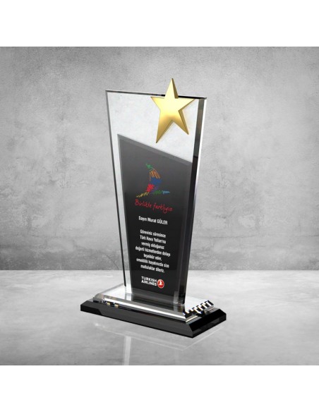 PB603 Kristal Plaket