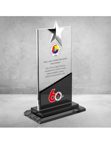 PB604 Kristal Plaket