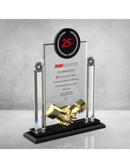 PB651 Kristal Plaket