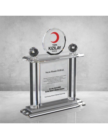 PB652 Kristal Plaket