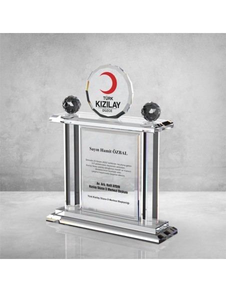 PB652 Kristal Plaket