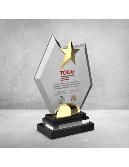 PB707 Kristal Plaket