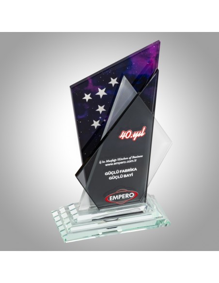 PB752 Kristal Plaket
