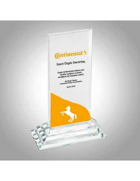PB753 Kristal Plaket