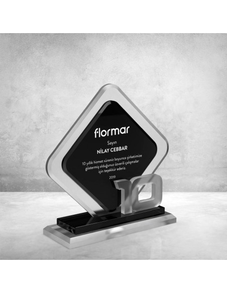 PB801-10 Kristal Plaket