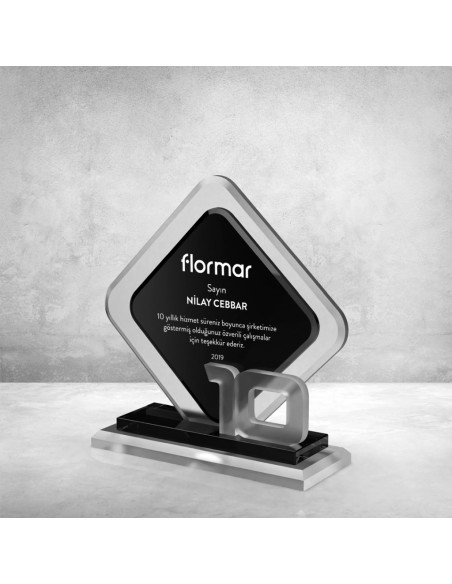 PB801-10 Kristal Plaket