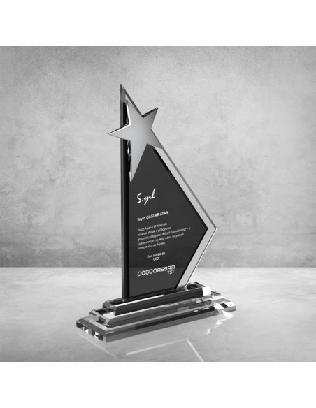 PB852 Kristal Plaket