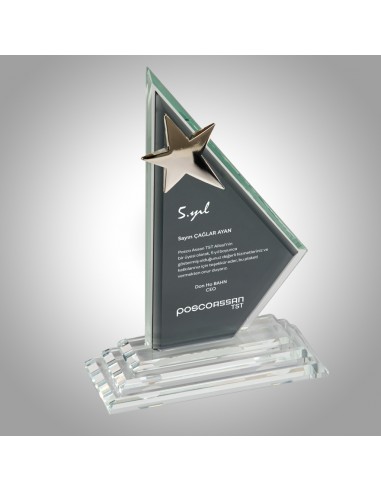 PB852 Kristal Plaket