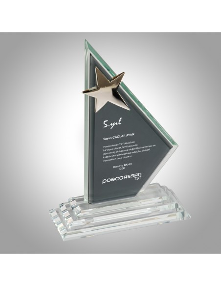 PB852 Kristal Plaket